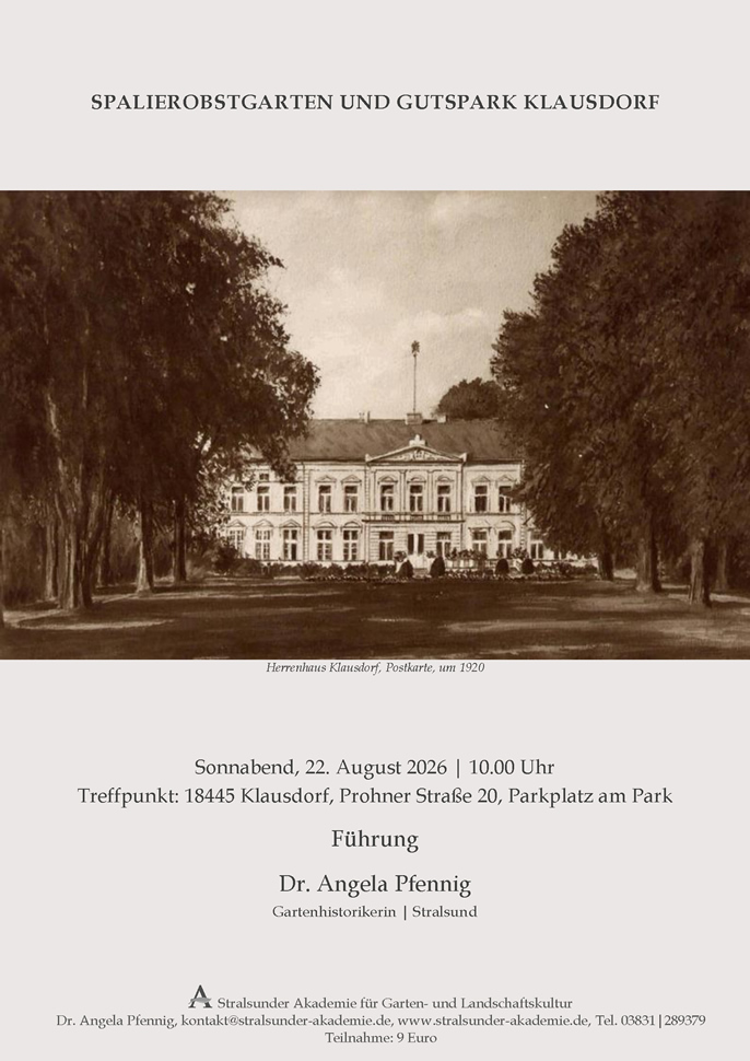 Spalierobstgarten und Gutspark Klausdorf