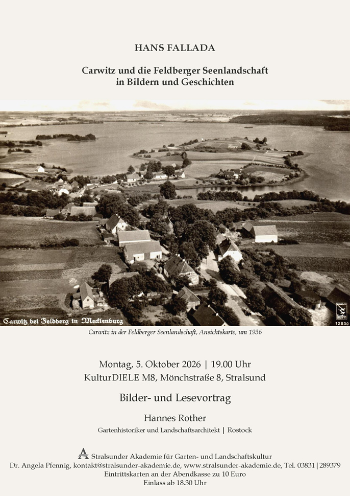 Hans Fallada - Carwitz und die Feldberger Seenlandschaft in Bildern und Geschichten